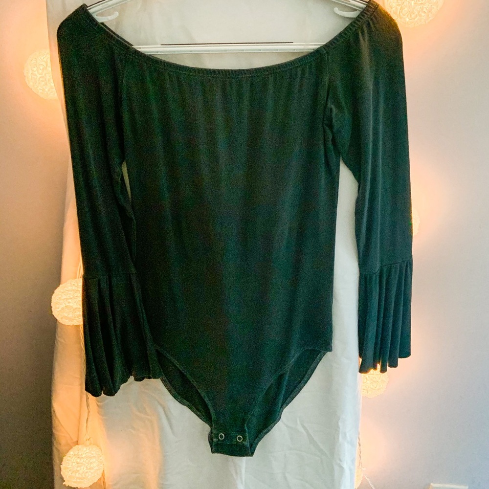 Off the shoulder bodysuit!